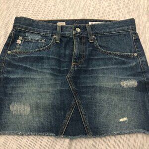 AG Jean Skirt Distressed Size 26